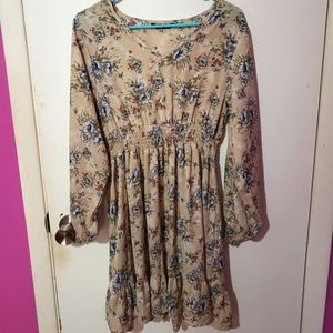 Shein long sleeve dress